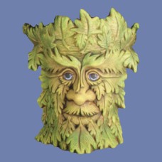 Clay Magic 3090 Woodland Green Man Planter Mold