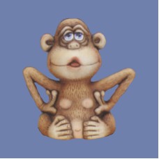 Clay Magic 3116 Chiquita (Monkey) Mold