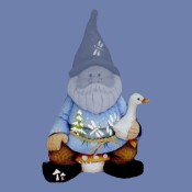Gnome Sitting Plain Body Mold