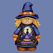Girl Witch with Scene Mold