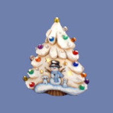 Clay Magic 3204 X-Small Tree with Snowman Scene Mold