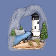Clay Magic 3245 Lighthouse Plaque Mold
