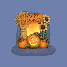 Clay Magic 3251 Happy Harvest Plaque Mold