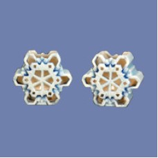 Clay Magic 3276 Two Whittled Snowflake Candle Cups Mold