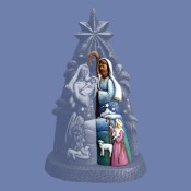 Joseph with Scene (Joseph and Mary together 9.5"W) Mold