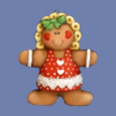 Clay Magic 3301 Gangbuster Gingerbread Girl Mold