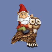 Gnome on Owl Mold