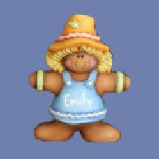 Clay Magic 3355 Gangbuster Gingerbread Scarecrow Girl Mold