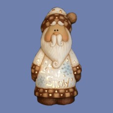 Clay Magic 3384 Medium Santa Plain Mold