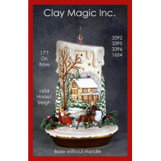 Clay Magic 3392 Large Candle With House Scene Mold