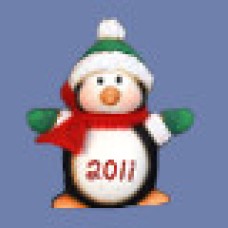 Clay Magic 3403 Gangbuster Bundle Up Penguin Ornament Mold