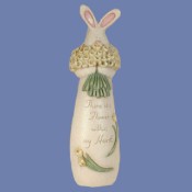 Within My Heart Bunny with Tulips Mold