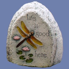 Clay Magic 3471 Life is Good Plaque (Dragonfly) Mold
