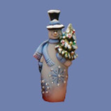 Clay Magic 3486 6.75" Gangbuster Plain Snowman Mold