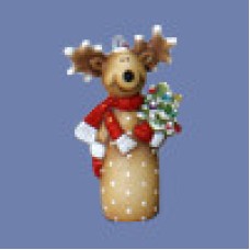 Clay Magic 3508 Gangbuster Plain Reindeer Ornament Mold