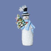 Gangbuster Plain Snowman Ornament Mold