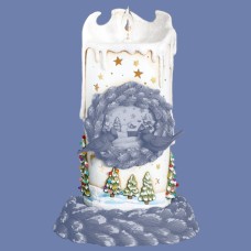 Clay Magic 3510 Winter Candle with Inset Mold