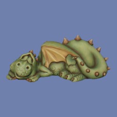 Clay Magic 3538 Snuffy Sleeping Dragon Mold