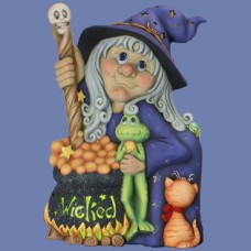 Clay Magic 3549 Ms. Wicked Witch Mold