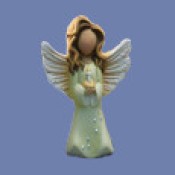 4.25" Ornament Size Gangbuster Angel Mold