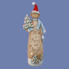 Clay Magic 3603 11.75" All is Merry Elf Mold