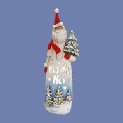 14.75" Trees and Stars Santa Mold