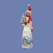 14.75" Trees and Stars Mrs. Santa Mold