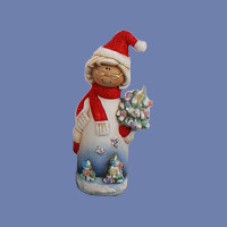 Clay Magic 3616 5.75" Gangbuster Trees and Stars Mrs. Santa Mold