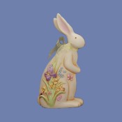 Bunny Sitting with Flowers Mold