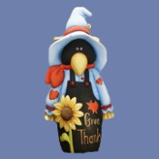 9" Scare "Crow" Give Thanks Mold