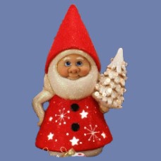 Clay Magic 3707 Retro Elf with Tree (Plain) Mold