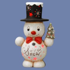 Clay Magic 3711 Small Putz Snowman (plain) Mold