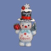 Gangbuster Retro Style Snowman Plain Mold