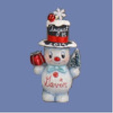 Clay Magic 3716 Gangbuster Retro Style Snowman Plain Mold