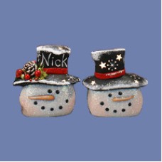 Clay Magic 3723 6.25" Two Faced Snowman Head Mold