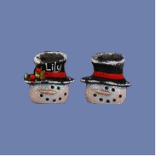 Clay Magic 3725 4" Gangbuster Two Faced Snowman Head Mold