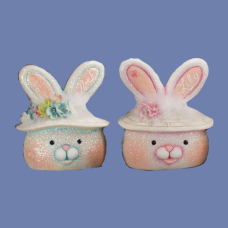 Clay Magic 3732 9" Two Faced Bunny Mold