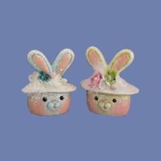 Clay Magic 3734 4.5" Gangbuster Two Faced Bunny Mold