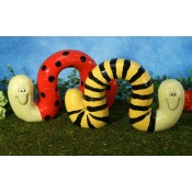 Large Two Faced Garden Worm Mold