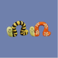 Clay Magic 3751 Gangbuster Two Faced Garden Worm Mold