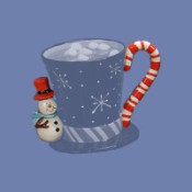 Small Top Hat Snowman Attachment & Mug Handle Mold