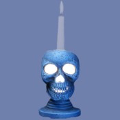 Skull Candle Holder Mold