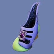 Gangbuster Witch Shoe Left Mold
