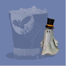 Clay Magic 3879 Large Top Hat Ghost Attachment Mold