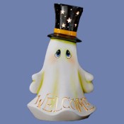 Large Top Hat Ghost Mold