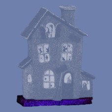 Clay Magic 3886 Large Glitter House Base Mold