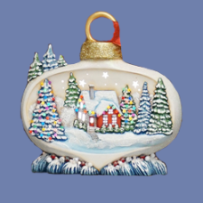 Clay Magic 3913 Medium Ornament with House Scene Mold