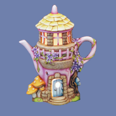 Clay Magic 3952 Enchanted Teapot Fairy Cottage (Clematis) Mold