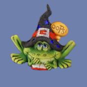 Small Oops! Frog Witch Mold