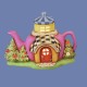 Alpine Cabin Teapot Fairy Cottage Mold